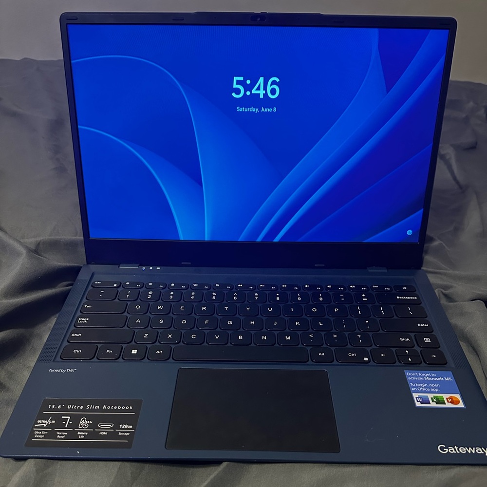 Gateway ultra slim notebook